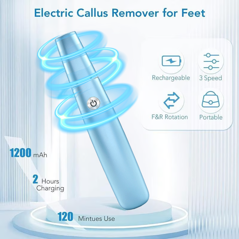 Bliss Silk Pro-Elektriska fötter Callus Remover⚡