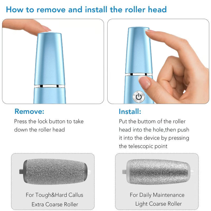 Bliss Silk Pro-Elektriska fötter Callus Remover⚡