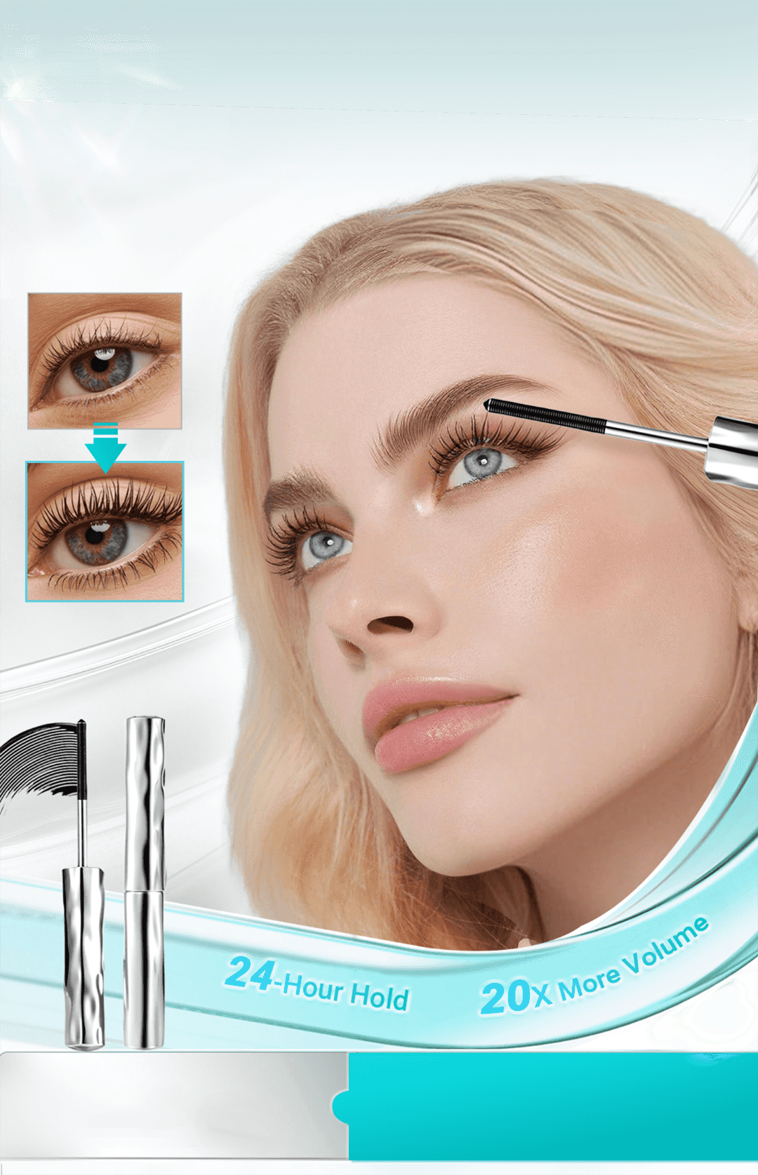 Lång och tjock mascara