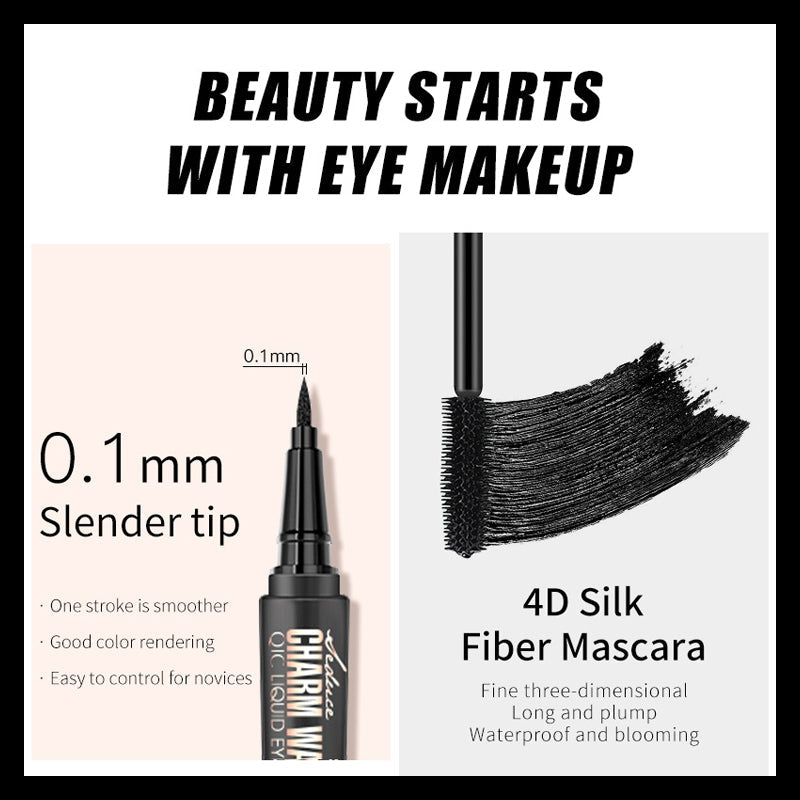 Set med volymgivande mascara och eyeliner