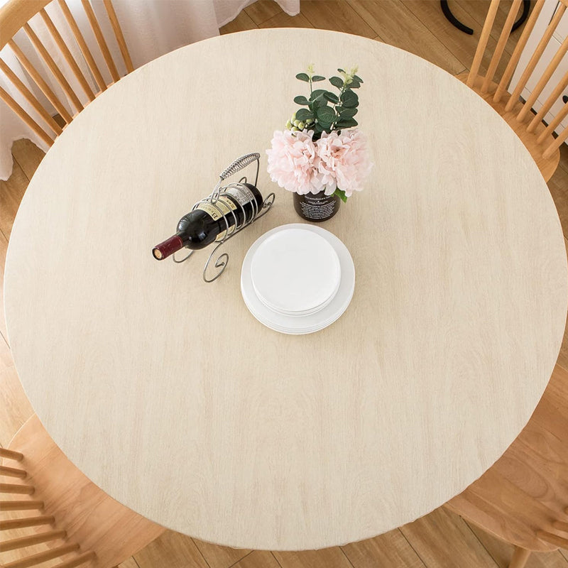 Rund återanvändbar bordsduk
