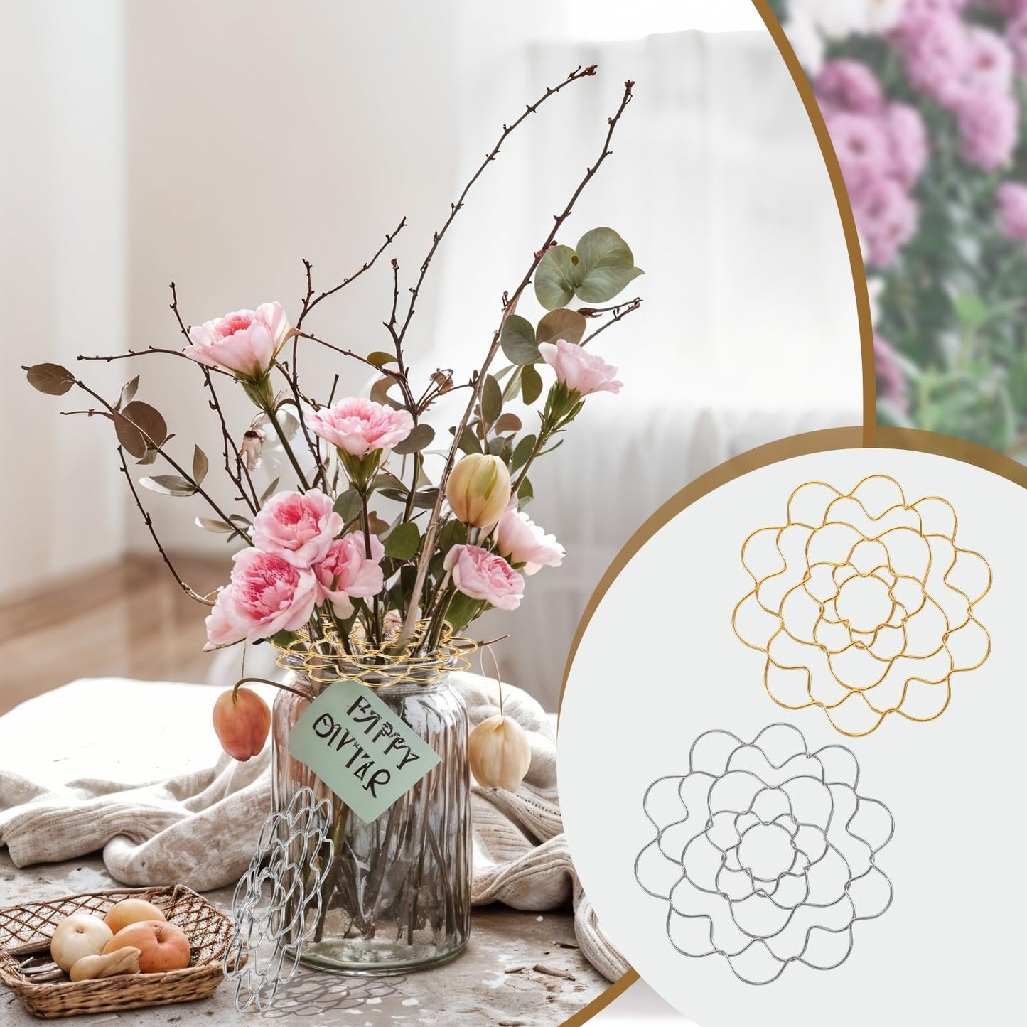 đž Rostfritt StĂ„l Blomstergaller Organizer â»ïž