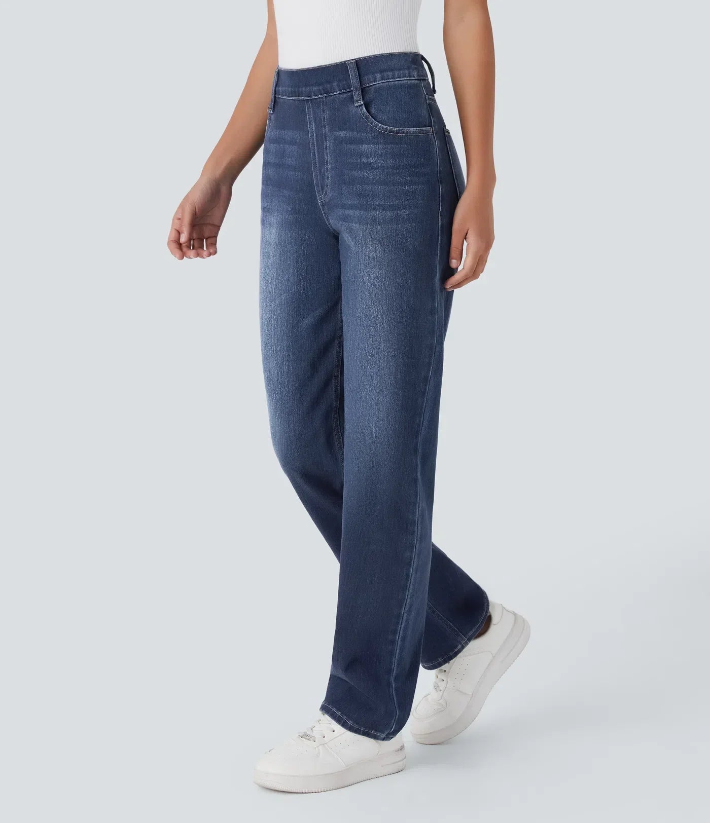 Lotte | Elastiska och bekväma byxor med hög midja