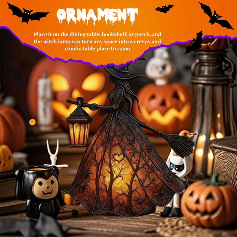 đŻ Gotisk glöd för spökliga nĂ€tterđHalloween HĂ€xlampa