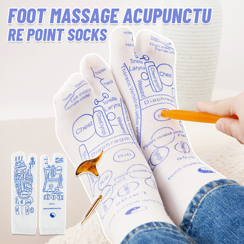 Fotmassage Akupunkturstrumpor