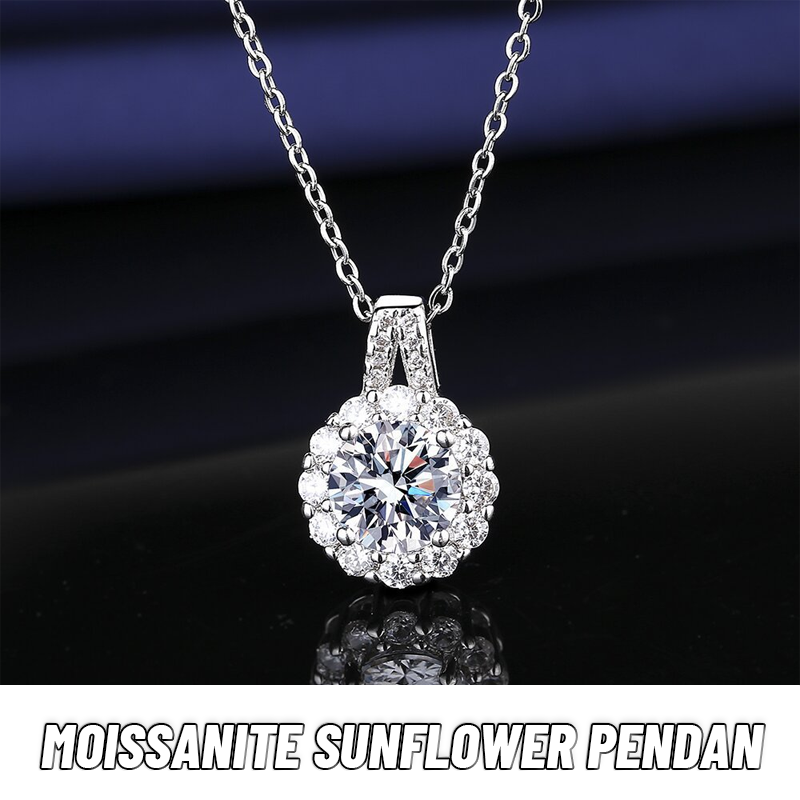 Moissanite Solros Pendan