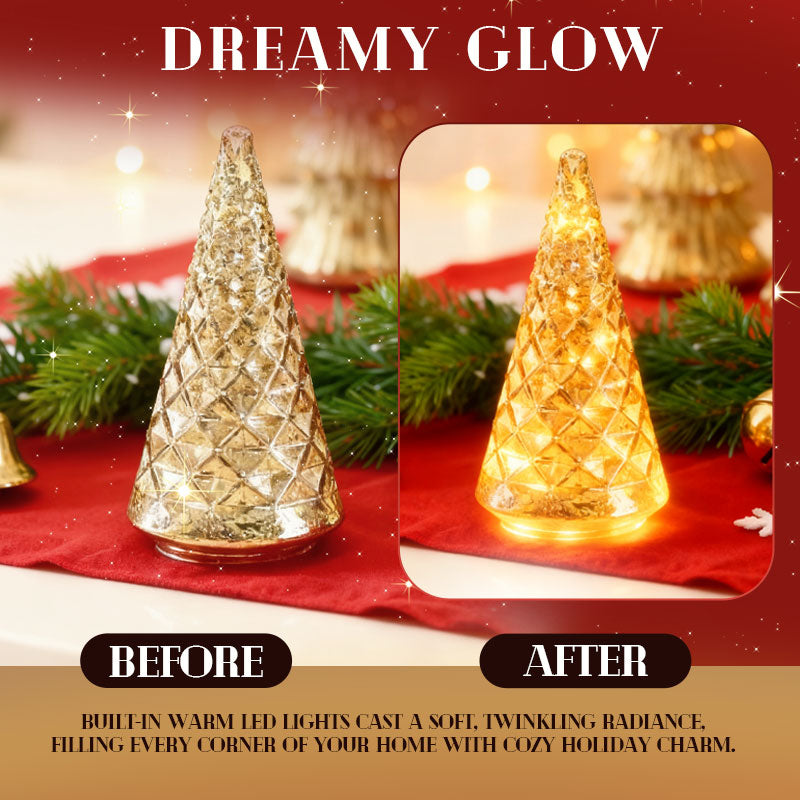 ✨ Shimmering Christmas - 5-delat kristallgransset med ljus✨