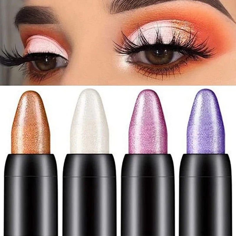 15 Färger Fluorescerande Eyeshadow Pencil Vattentät Glitter Eyeshadow Eyeliner