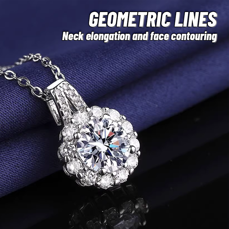 Moissanite Solros Pendan