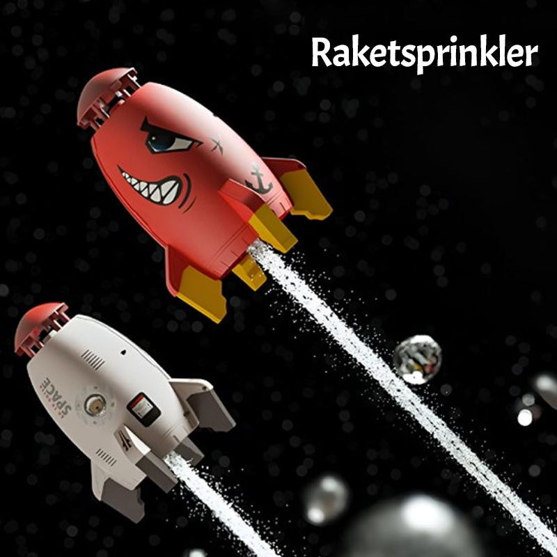 Barnens roterande raketvattensprayleksak