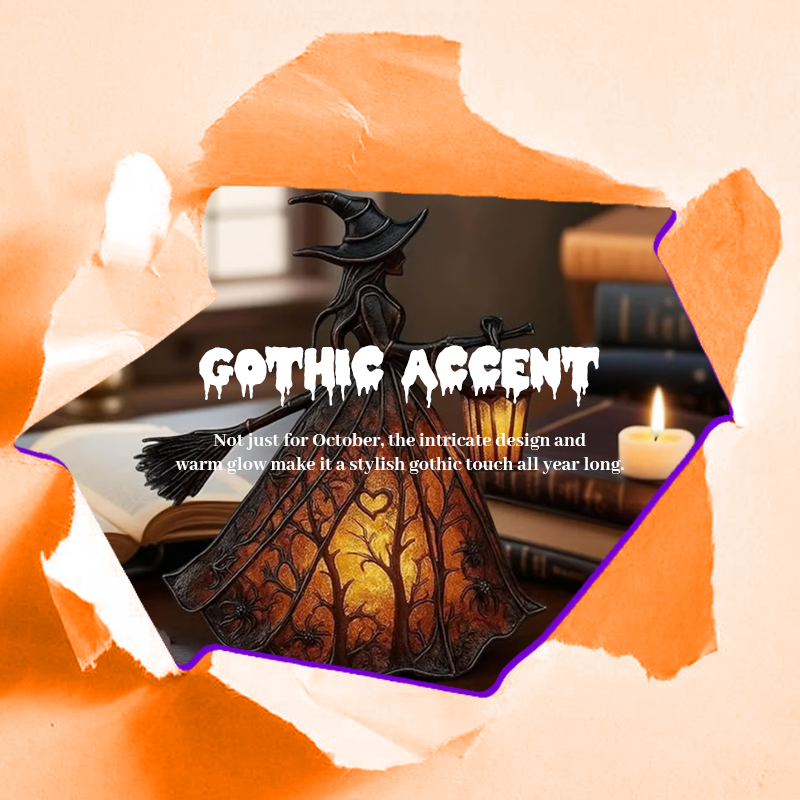 đŻ Gotisk glöd för spökliga nĂ€tterđHalloween HĂ€xlampa
