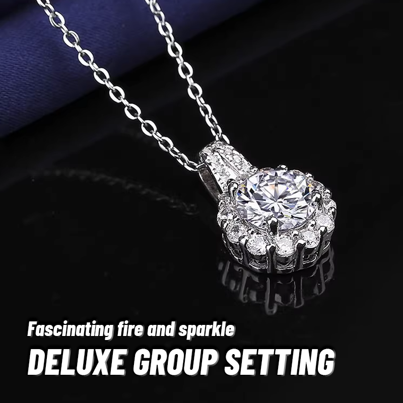 Moissanite Solros Pendan