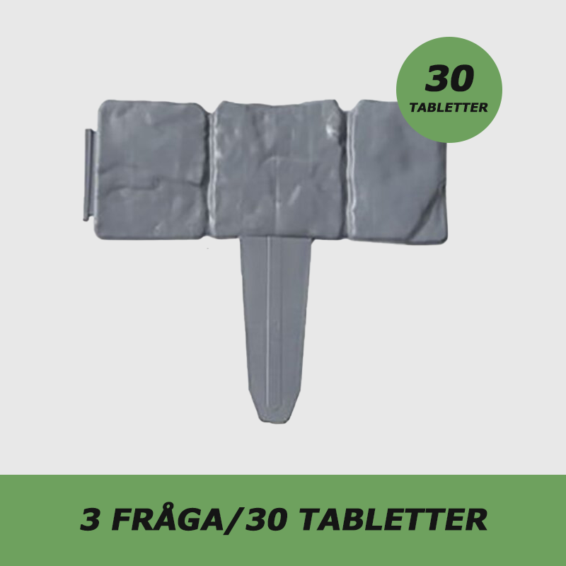Stenimitation av trädgårdskanter|Mini-staket