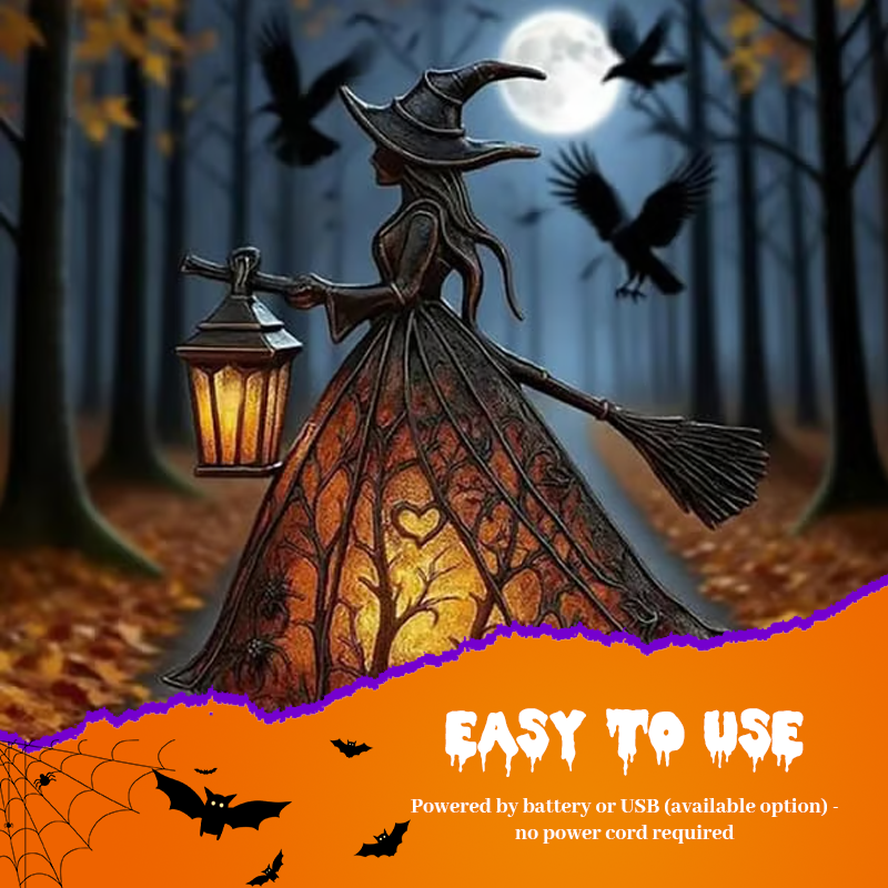 đŻ Gotisk glöd för spökliga nĂ€tterđHalloween HĂ€xlampa