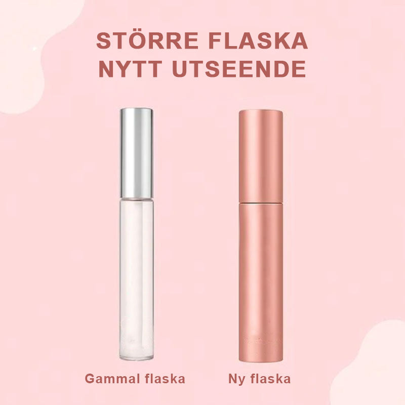 Transparent ögonfransvårdslösning