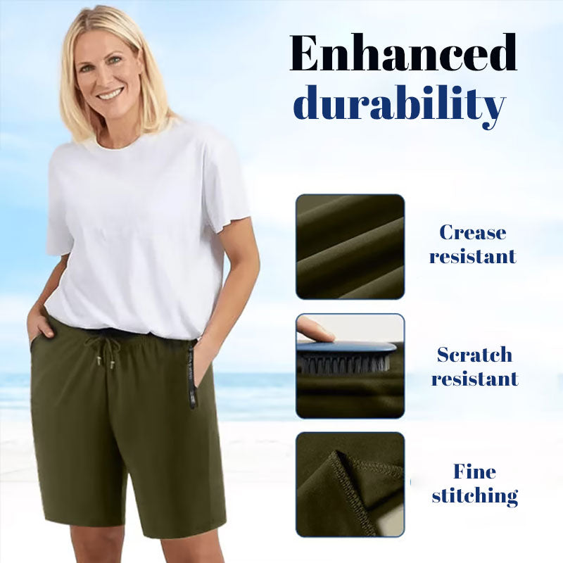 đ§Unisex-Snabbtorkande stretchshorts tillverkade av issilk
