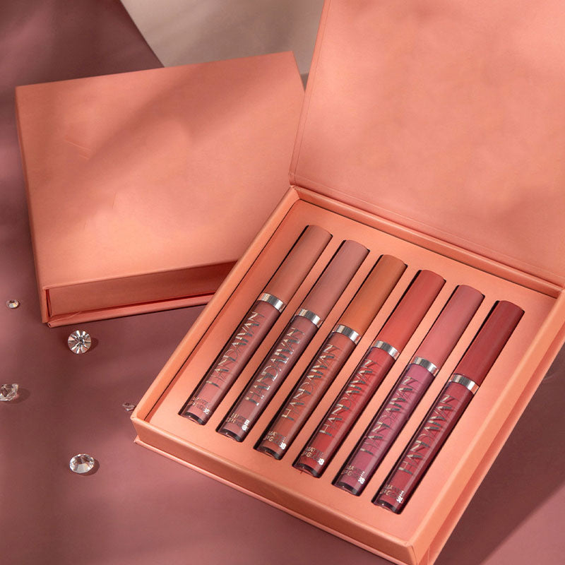 Non-stick Cup Mist Lip Gloss Set Presentförpackning