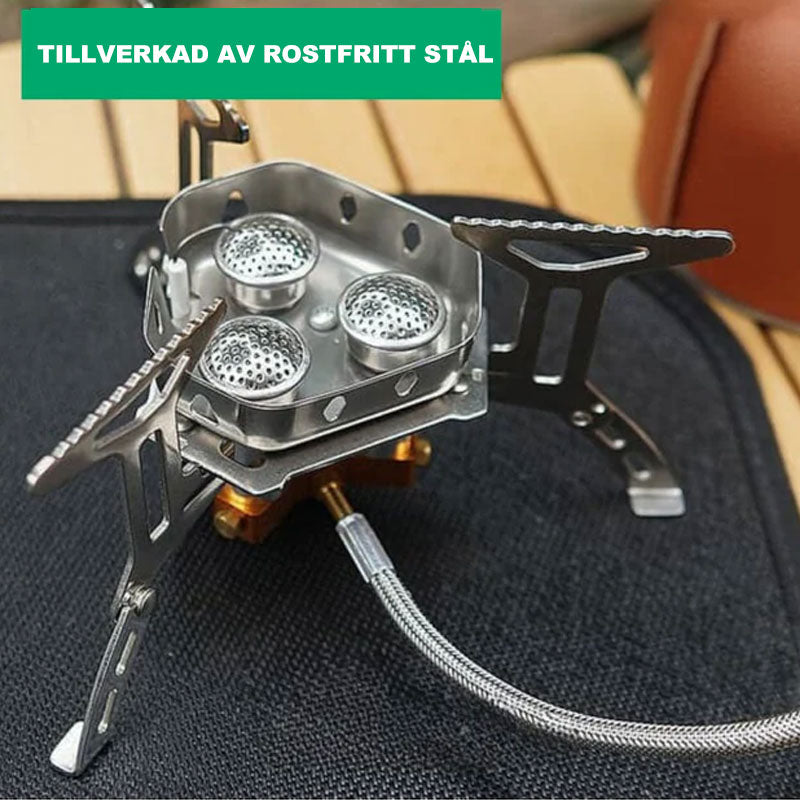 Vindtålig Gasbrännare