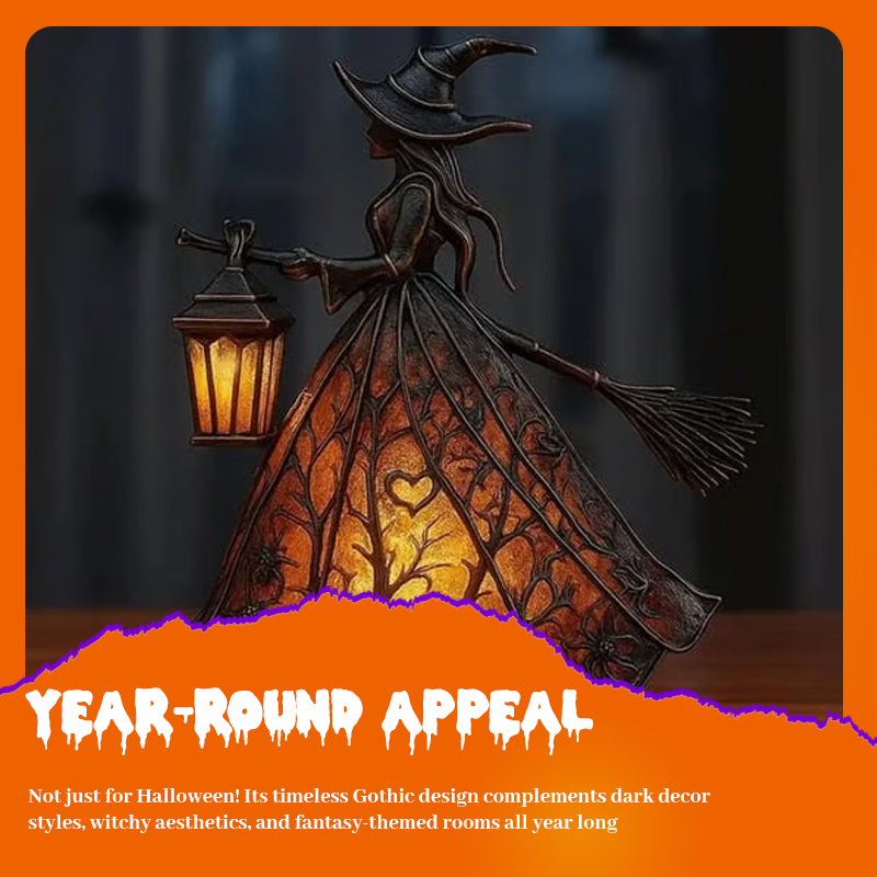 đŻ Gotisk glöd för spökliga nĂ€tterđHalloween HĂ€xlampa