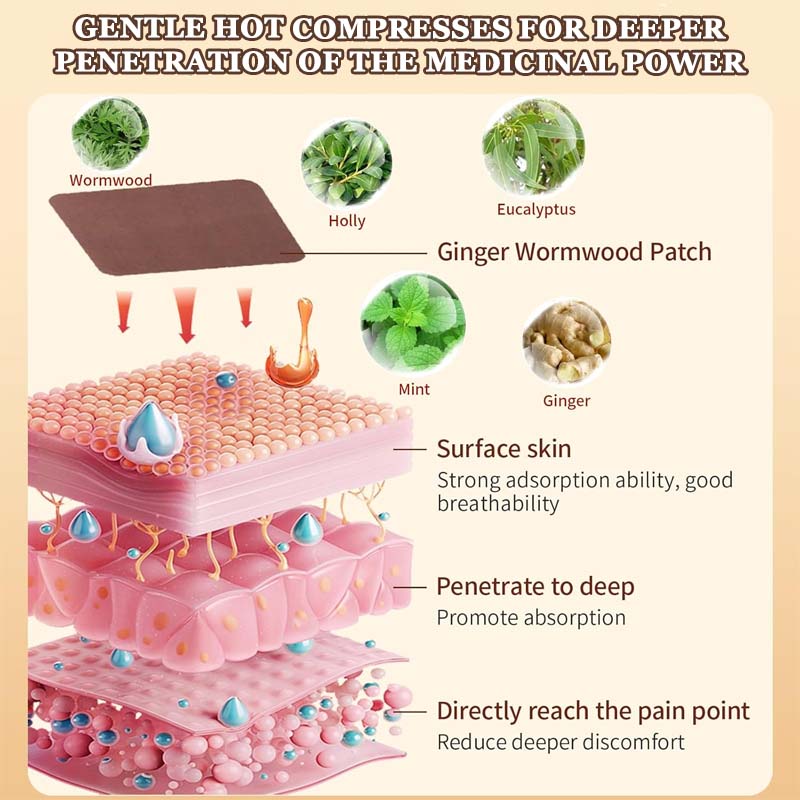 đ„2025 Nyhet đ„Malört-moxibustion-plĂ„ster för lederna