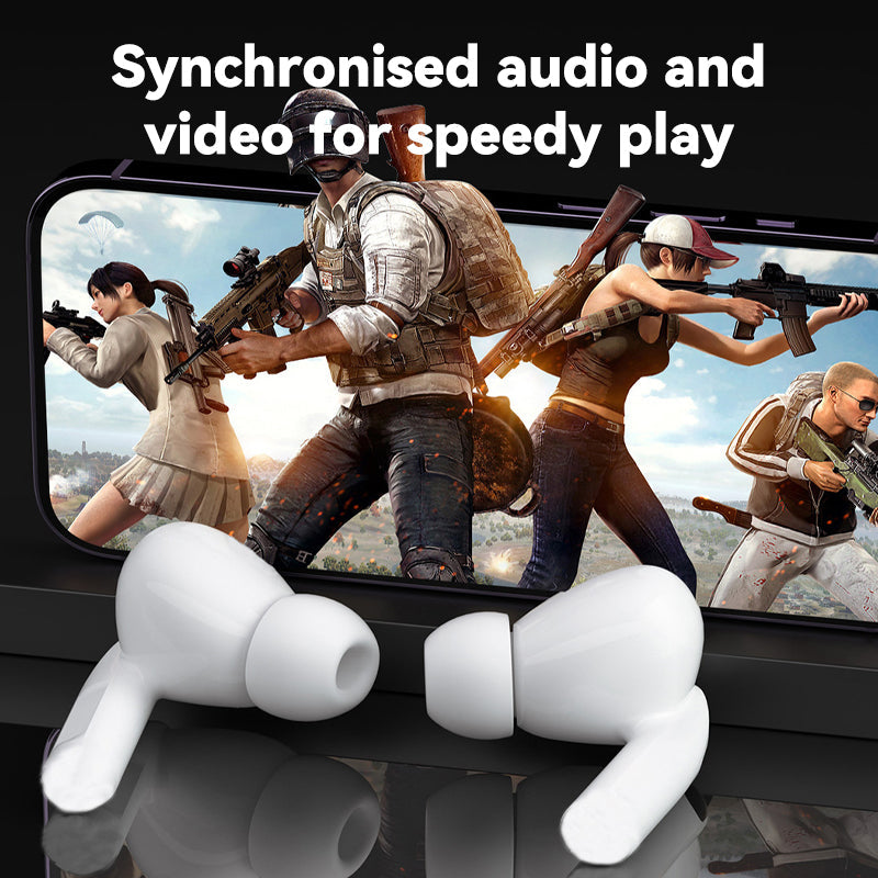 In-ear Bluetooth-hörlurar med skärmdisplay