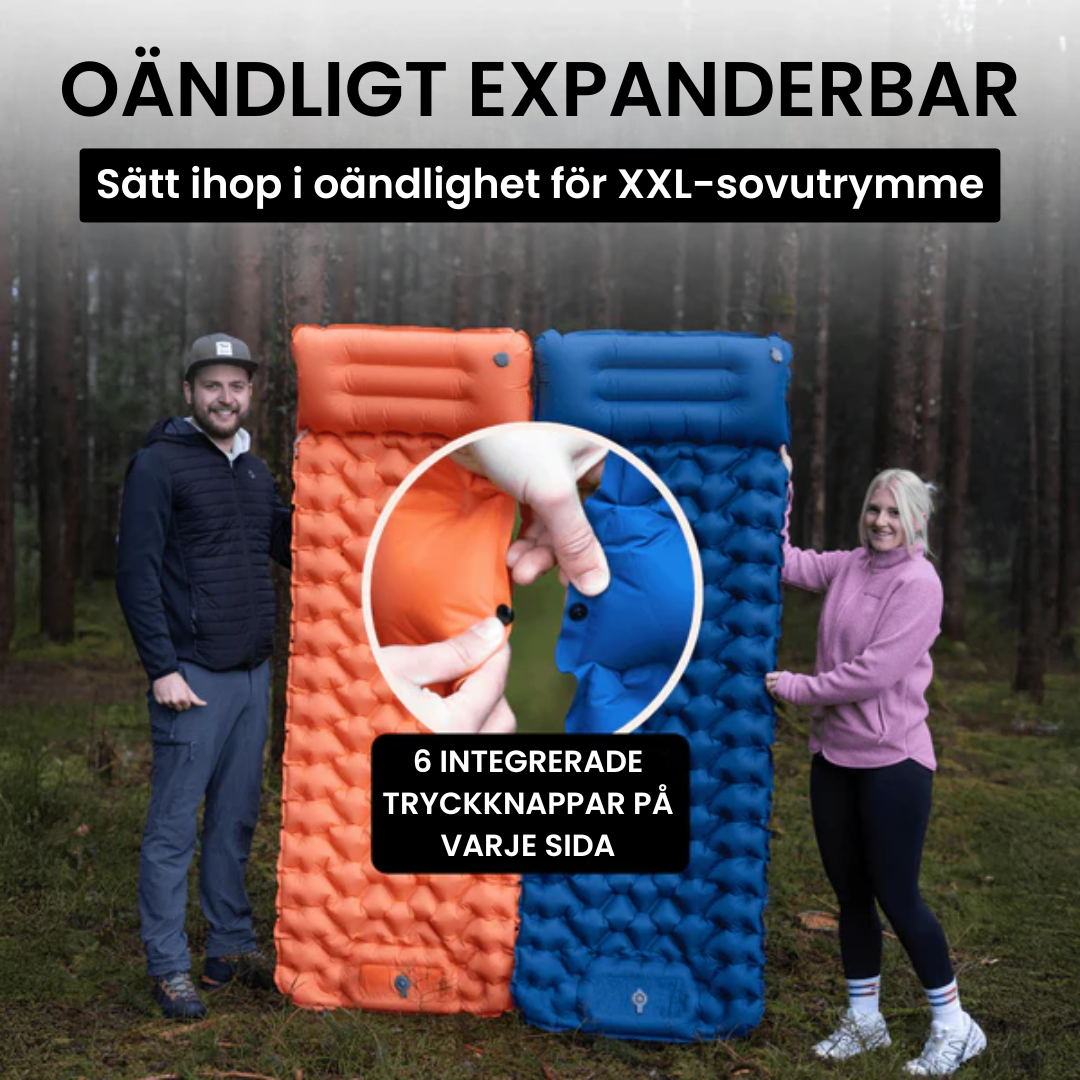 Utomhus bärbar uppblåsbar kudde