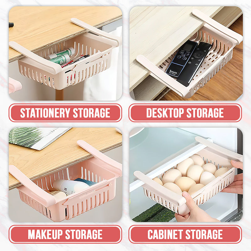Kylskåp Justerbar Sträckbar Organizer Korg