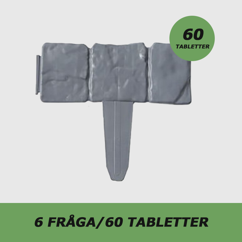 Stenimitation av trädgårdskanter|Mini-staket