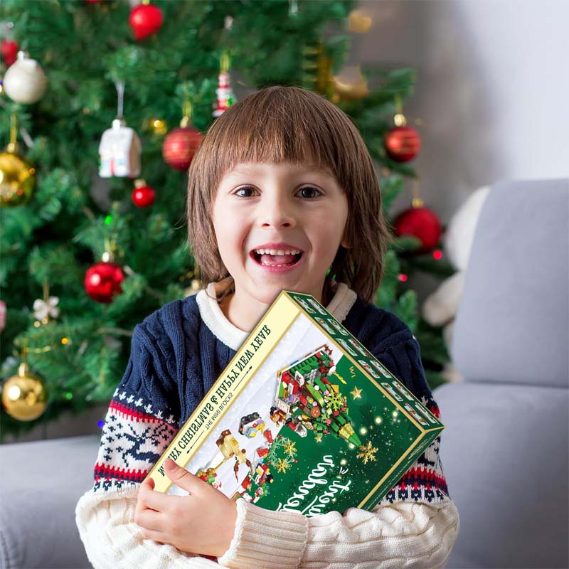 Jul diy montering byggsten blindlÄda