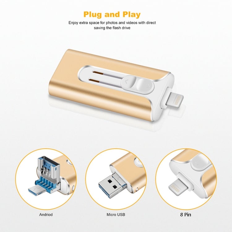 4 i 1 USB Minne - Blixtsnabb Bildöverföring