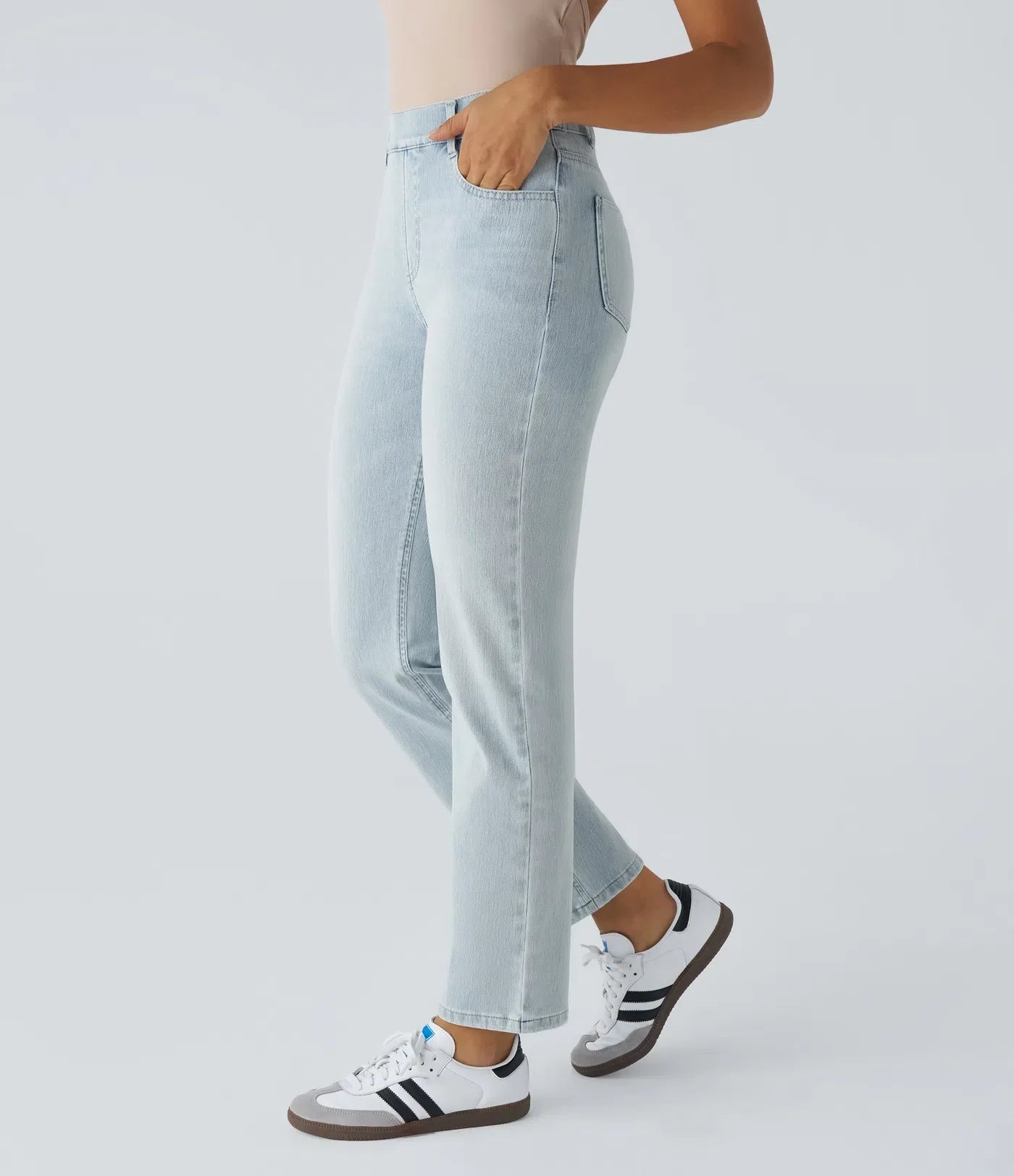 Lotte | Elastiska och bekväma byxor med hög midja