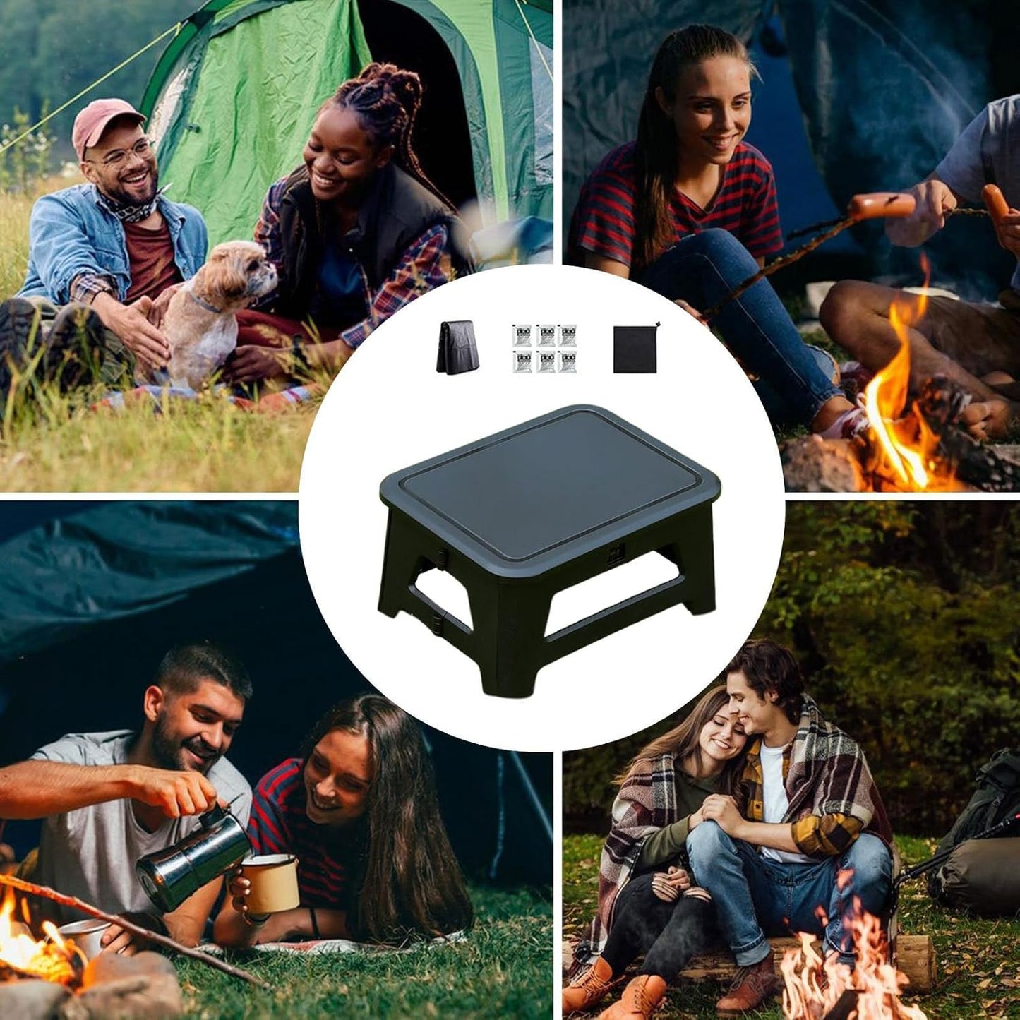 Bärbar campingtoalett – kompakt och hygienisk lösning för utomhusäventyr