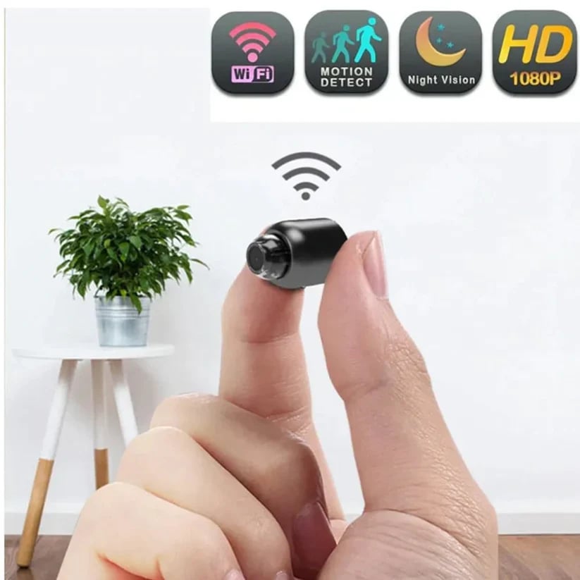 đ„Sista dagen 49% rabatt - Mini 5G trĂ„dlös Wifi-kamera 1080P HD