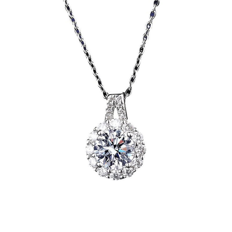 Moissanite Solros Pendan