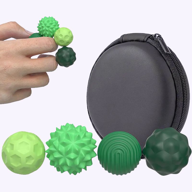 Sensorisk magnetisk boll i silikon