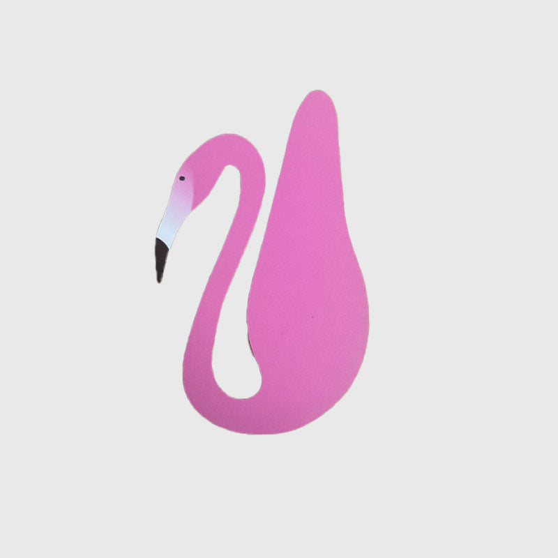 Dekorativ flamingo-vindkvarn - tropiskt party-vindspel för din trädgård