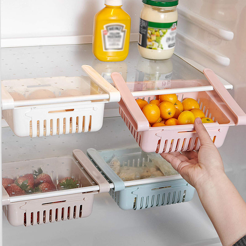 Kylskåp Justerbar Sträckbar Organizer Korg
