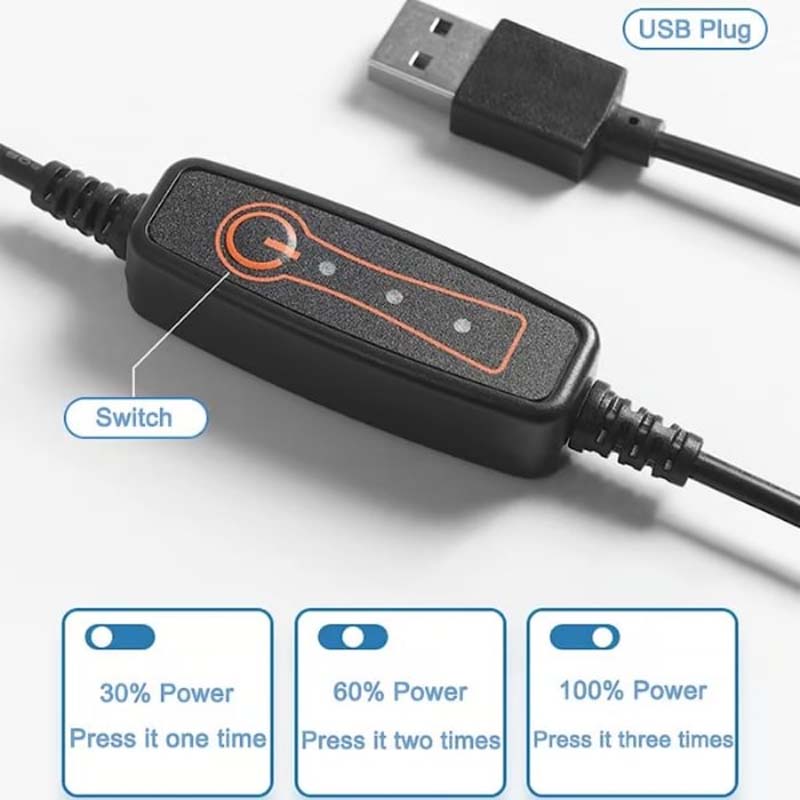 Bil USB-ventilerad sittdyna