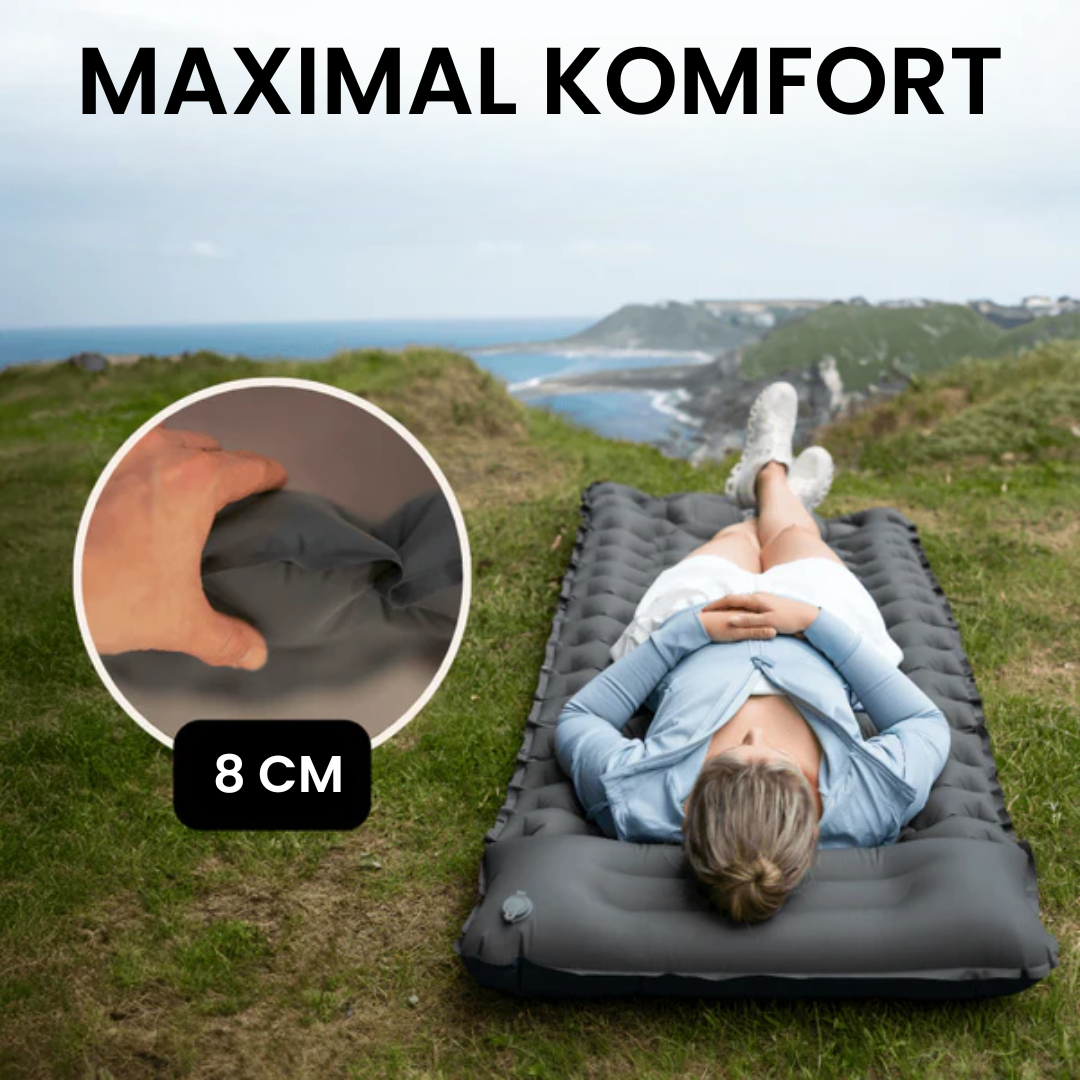 Utomhus bärbar uppblåsbar kudde