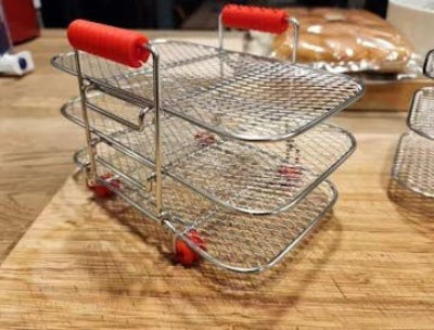 Rund Grill I Rostfritt Stål