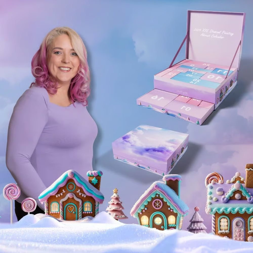 đ2025 XXL diamantmĂ„lningsadventskalender â âšBegrĂ€nsad upplaga
