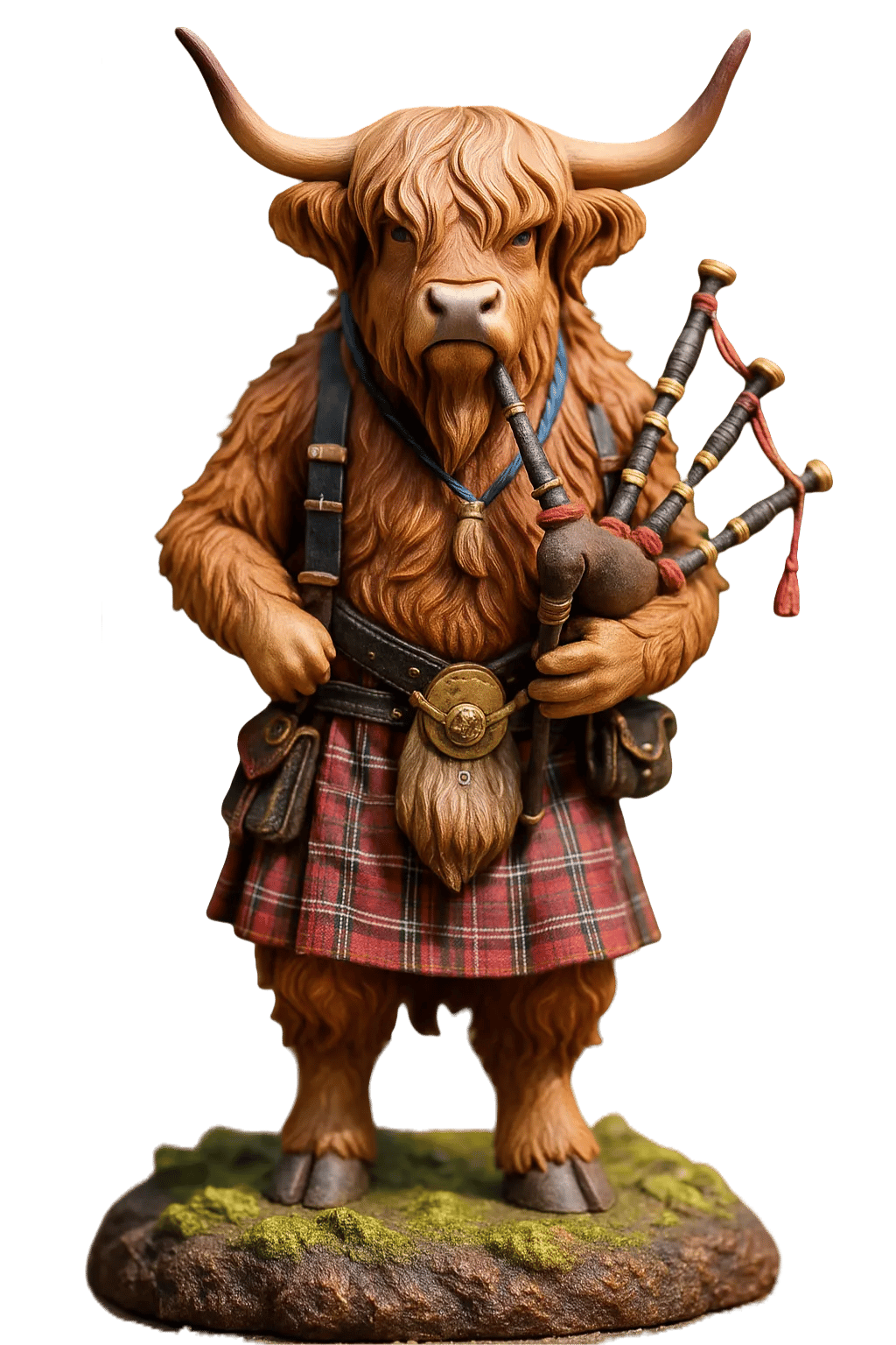 đźHighland Coo Adventskalender 2025đ - 3D handgjord Highland Ko-docka (24 st)