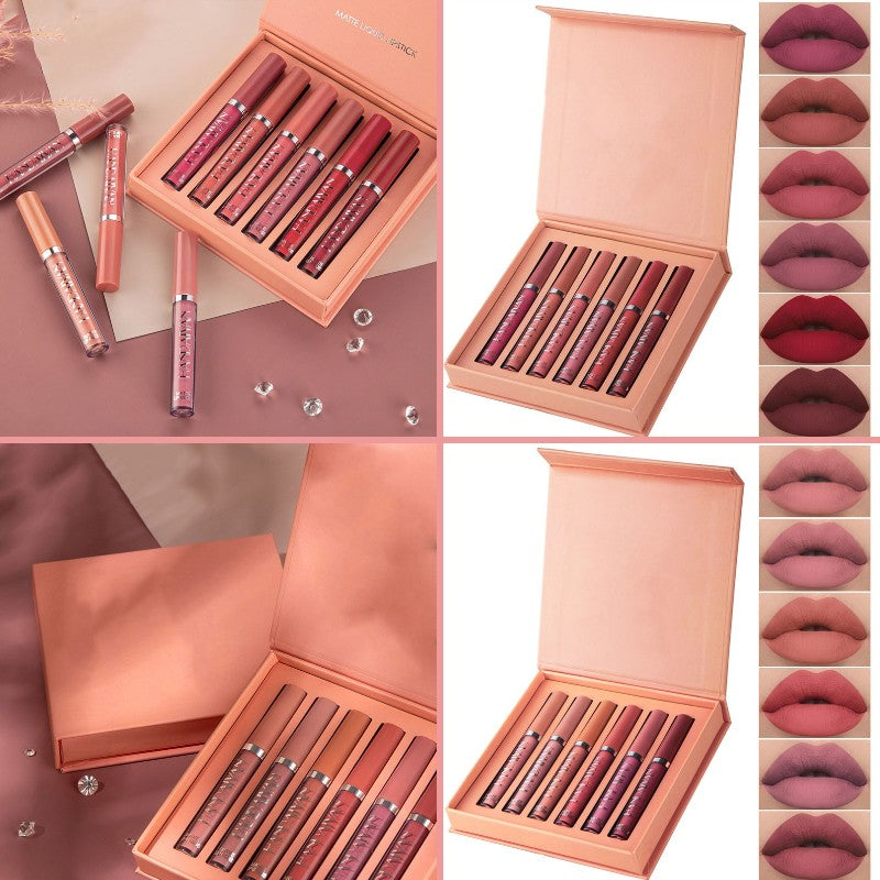 Non-stick Cup Mist Lip Gloss Set Presentförpackning