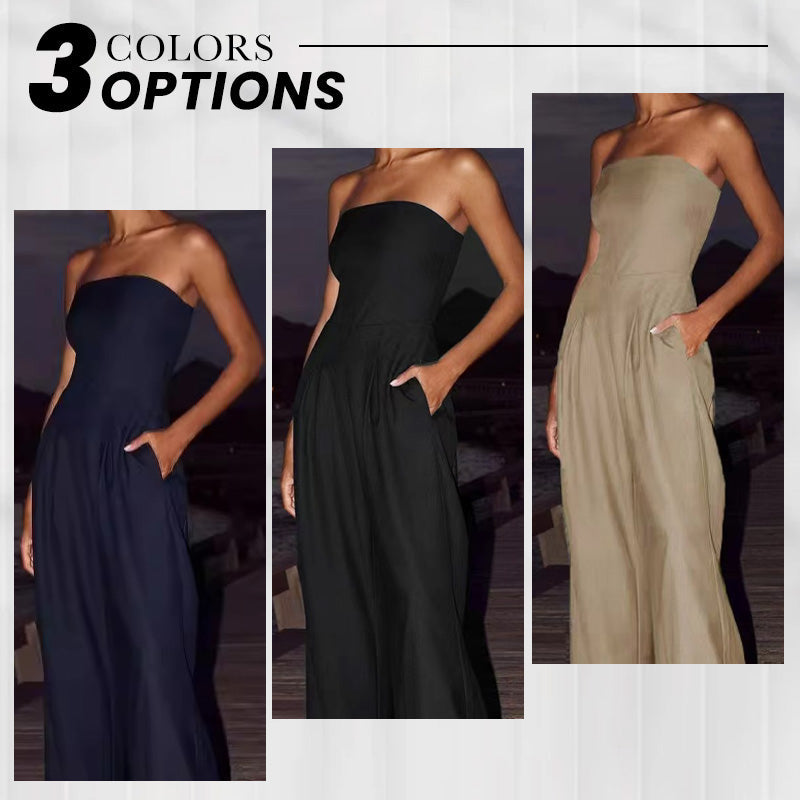 Sylvia™ | Axelbandslös jumpsuit