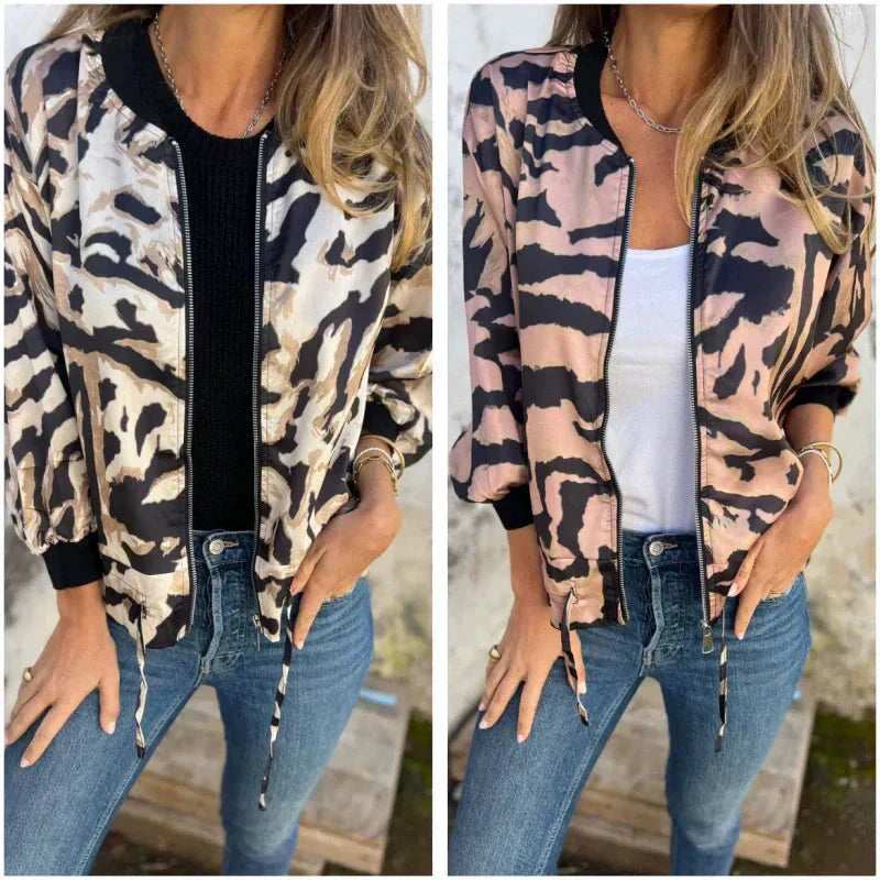 🌸Leopardmönstrad jacka för kvinnor🌸