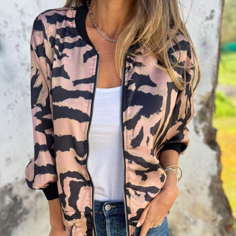 🌸Leopardmönstrad jacka för kvinnor🌸