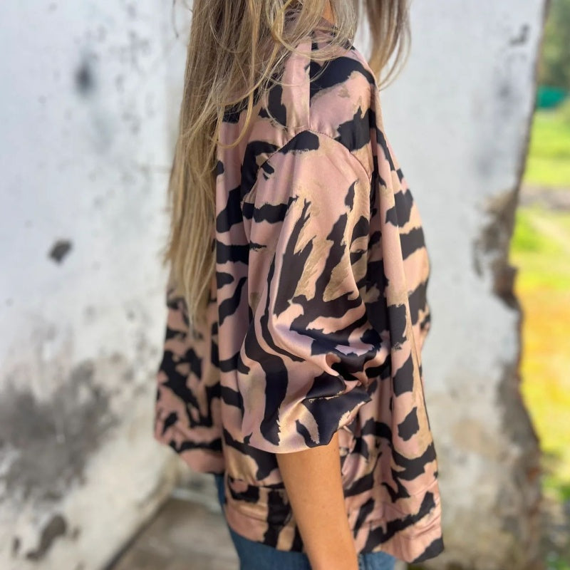 🌸Leopardmönstrad jacka för kvinnor🌸