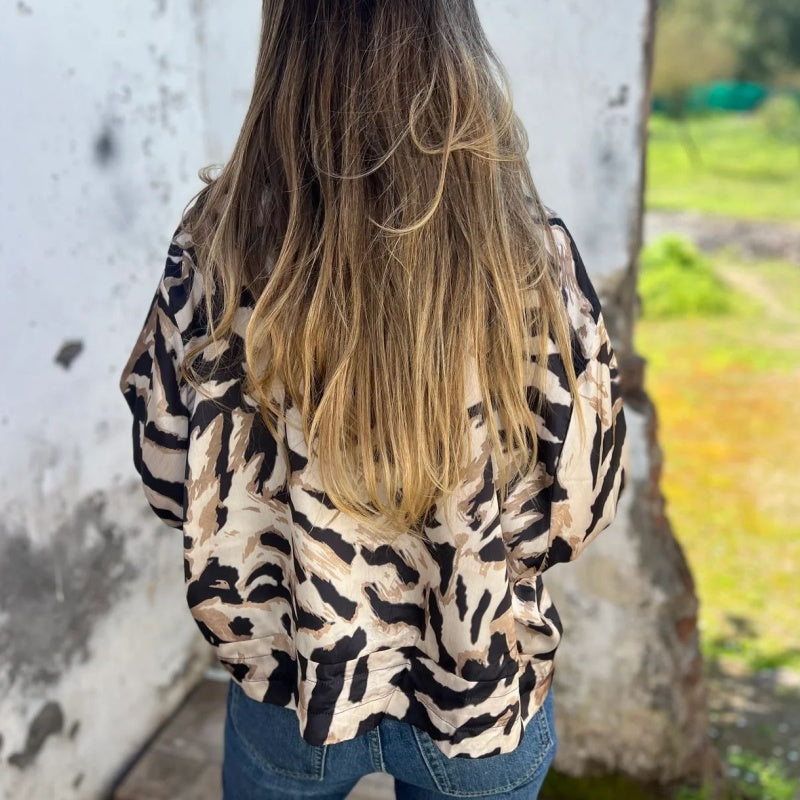 🌸Leopardmönstrad jacka för kvinnor🌸