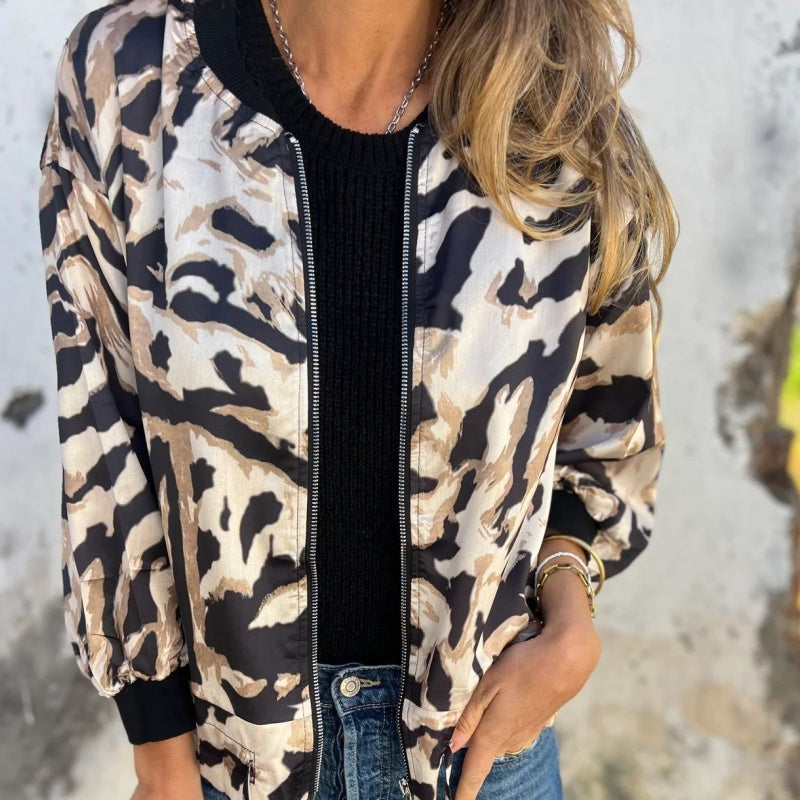 🌸Leopardmönstrad jacka för kvinnor🌸