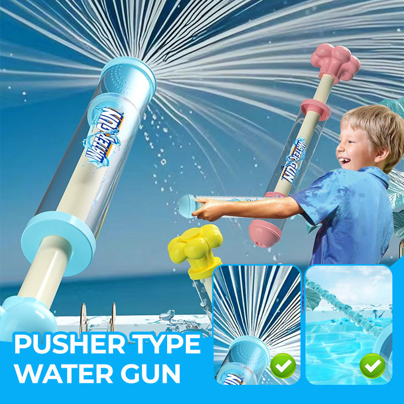 đ§Köp en fĂ„ en gratisđPusher Type Fun Fyrverkerier Vatten Jet Spray Leksak